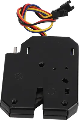 Obrázok produktu pre Elektromagnetický zámok na zásuvky ovládacej skrine, 12 V DC, 2 A, oceľový, čierny