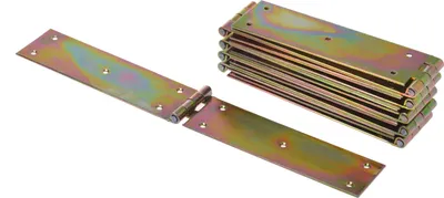 Obrázok produktu pre Sada 10 kusov Záves na debnu 350x50mm Závesy na debnu Stolový záves Stolové závesy Valcované závesy