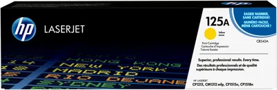 Zdjęcie produktu dla HP 125A oryginalny wkład z żółtym tonerem LaserJet, 1400 stron(y), Żółty, 1 szt.