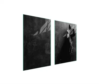 Produktbild von Glasschutzplatte Für Küche 65X52 Frau