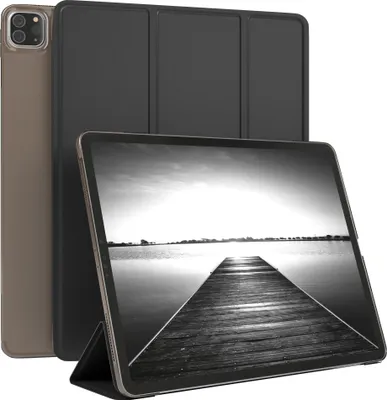 Produktbild von EAZY CASE Smartcase für Apple iPad Pro 12,9" (2020) Tabletcase Bookcover Smart Flipcase magnetisch Schwarz