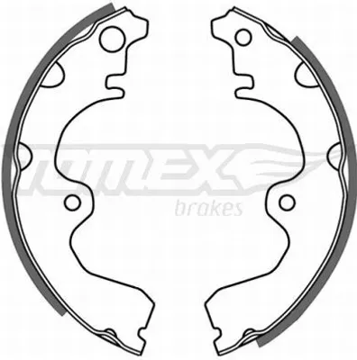 Produktbild von TOMEX brakes Bremsbackensatz Trommelbremse Hinten für TOYOTA STARLET (EP91) 180mm TX 21-08