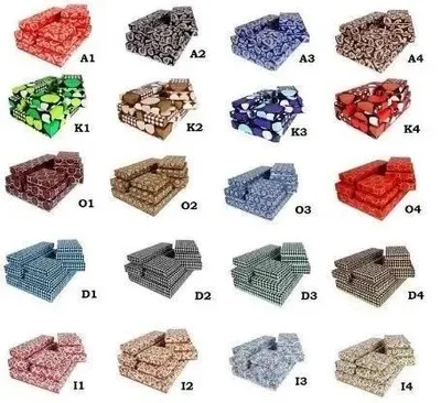 Immagine prodotto di Scatola piatta, 8 pezzi assortiti ROZETTE