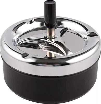 Obrázek produktu pro KOMUNJ Otočný větrný popelník s víkem 360° design