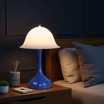 LED-Tischlampe, Akku, Touch, dimmbar, 3 Farbtemperaturen