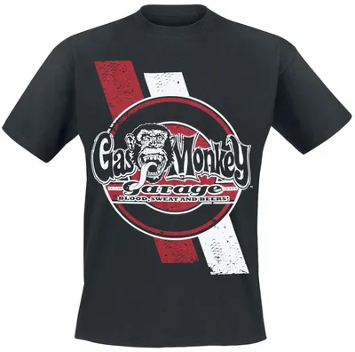 Produktbild von Gas Monkey Garage T-Shirt Herren Blood Sweet Beers Garage schwarz XXL