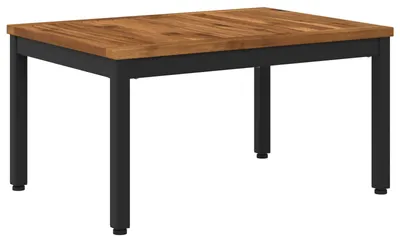 Produktbild von Couchtisch Natürlich und Schwarz 50 x 68,5 x 36 cm