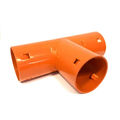 Produktbild von Drainage T Stück DN 50 PP Dränage Verbinder für Drainagerohr Entwässerung System