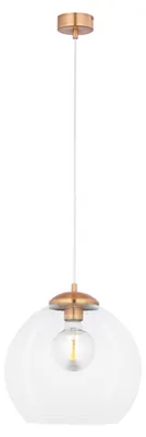 Obrázok produktu pre Závesná lampa ASTI, medená, 1xE27x40W, sklo, rozmery: 80x29x29 cm, IP20, Jupiter