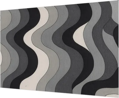 Zdjęcie produktu dla Tapeta ścienna – tapeta dekoracyjna do salonu – folia tapetowa do dekoracji ścian – 312 x 219 cm – szare fale