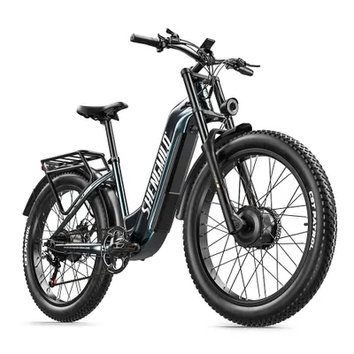 Produktbild von SHENGMILO S700 PRO All-Terrain E-Bike,Dual-Drive,48V 25Ah,CST 26X3.0,Shimano 7-Gang,80-90 km,120 kg