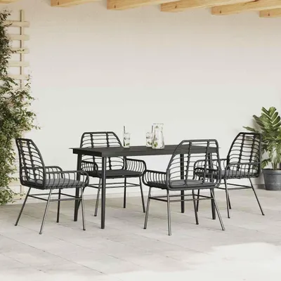 Produktbild von Gartenmöbel-Set - Terrassenmöbel-Set - 5-teilig, inklusive Kissen
