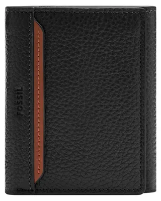Image de FOSSIL porte-monnaie Huntington Trifold Black noir