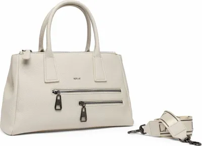 Image de REPLAY sac à main sac à épaule Handbag Birch écru