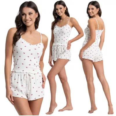 Produktbild von Moraj Damen Pyjama Schlafanzug – Patt1, Größe L, bequem