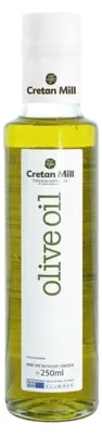 Image de CRETAN MILL 15742, huile d'olive aromatisée aux herbes, saveur origan, bouteille de 250 ml. À consommer de préférence avant le 08/26