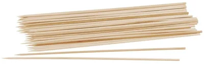 Image de Lot de 140 pics à brochettes en bois de 30 cm Fackelmann Barbecue