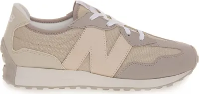 Produktbild von New Balance GS327FM Sneaker in Beige aus Textil mit Gummisohle und Schnürverschluss