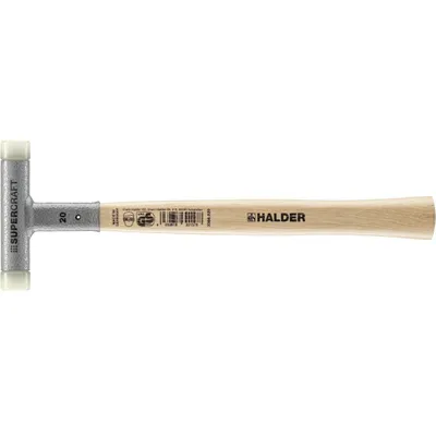 Produktbild von HALDER SUPERCRAFT Schonhammer Ø 20 mm rückschlagfrei mit Stahlschrotfüllung
