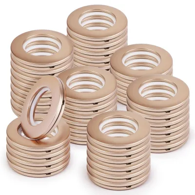 Zdjęcie produktu dla Zestaw 48 plastikowych pierścieni do zasłon o średnicy wewnętrznej 40 mm