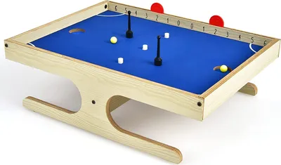 Produktbild von Geschicklichkeitsspiel für 2 Spieler, Brettspiel für Kinder & Erwachsene, Magnetspiel aus Holz, Tischmagnetspiel, Magnet-Schachbrett, Magnetspielbrett mit Scoring-Gerät