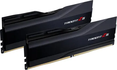 Image de G.Skill Trident Z5 - DDR5 - Kit - 32 Go : 2 x 16 Go - DIMM 288 broches - 6000 MHz / PC5-48000 - CL36 - non-ECC - noir mat (F5-6000J3636F16GX2-TZ5K)