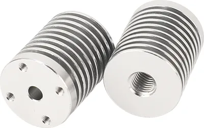 Produktbild von 2Pcs Hotend Kühlkörper V6 Extruder Aluminium Kühlkörper für Voron 0.1 0.2 3D Drucker