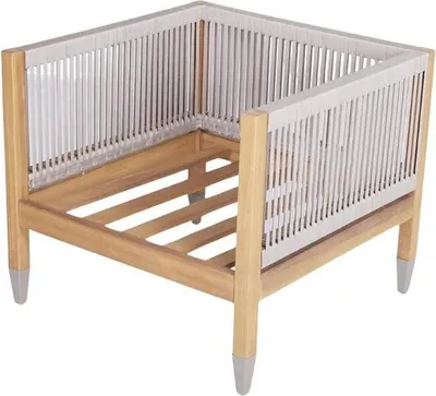 Produktbild von Gartenstuhl Stuhl Lehnstuhl Armlehnstuhl Sitzmöbel Holzstuhl Sessel Terrasse