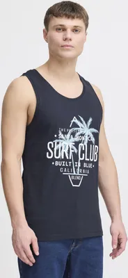 Produktbild von BLEND BHCali Herren Tank Top Sport-Shirt Muscle-Shirt mit Print Baumwollmischung Regular fit