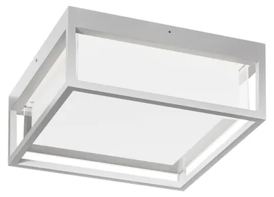 Immagine prodotto di GES2090 Plafoniera LED 20W in Alluminio Bianco Opaco CCT 3000K/4000K/5000K IP65 - Lampada a Soffitto per Esterni Diffusa - Gealuce