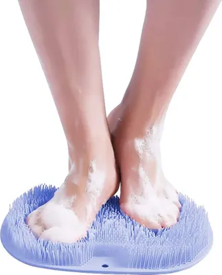 Produktbild von Silikonmatte Badematte - Fersen- bis Zehenreiniger Duschboden - Shiatsu-Massagepad-Reiniger - Adsorptionsbadewanne