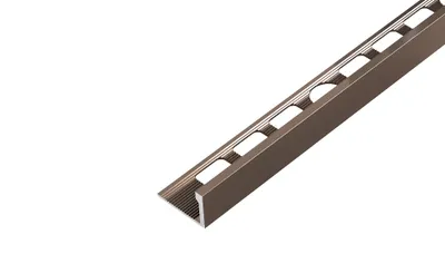 Obrázek produktu pro SP2 ukončovací lišta L, STANDARD, hliník elox bronz, 12,5 mm, 2,5 m