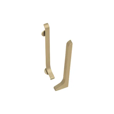 Obrázok produktu pre AP38 pravá koncovka pre soklovú lištu ACARA, PVC ABS champagne, 60 mm, 2 ks