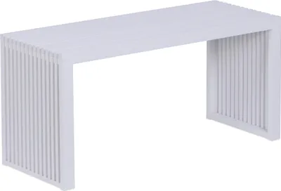 Obrázok produktu pre Lavička Relaxdays, bambus, moderná kuchynská lavica, lavica do šatne, predsiene, kúpeľne a spálne, rozmery: 43 x 90 x 33 cm, lavica na topánky, biela