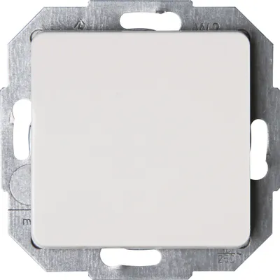 Produktbild von Kopp 618613087, Drucktasten-Schalter, Kunststoff, Thermoplast, Glanz, Weiß, IP20, IK00