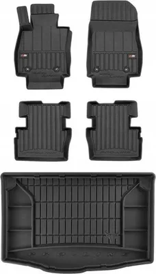 Obrázek produktu pro Sada 3D gumových rohoží pro Mazda 2 3 HB od roku 2014–