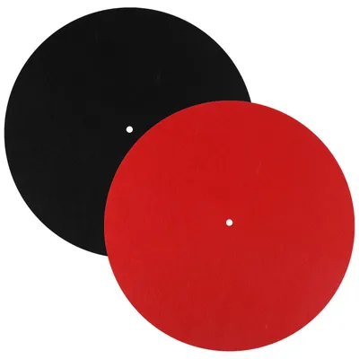 Obrázek produktu pro 2 kusy podložek pod gramofon – antistatické a protiskluzové – 30 cm