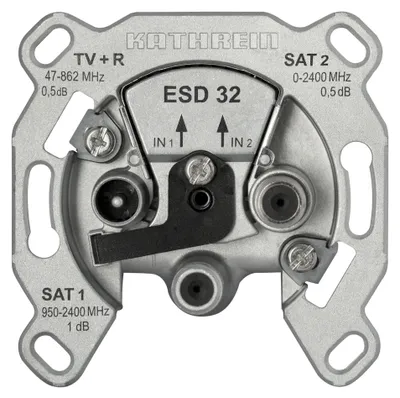 Produktbild von KATHREIN ESD 32  1dB/2150  TWIN-Stichdose Sat/BK 3f 0,5dB/860