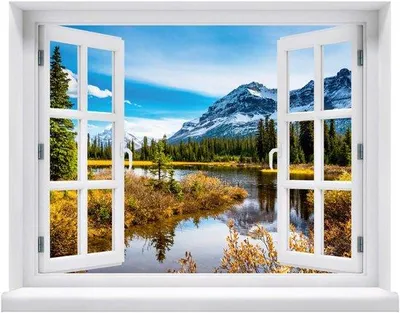 Immagine prodotto di Carta da parati con motivo panoramico di montagna 80 x 62 cm