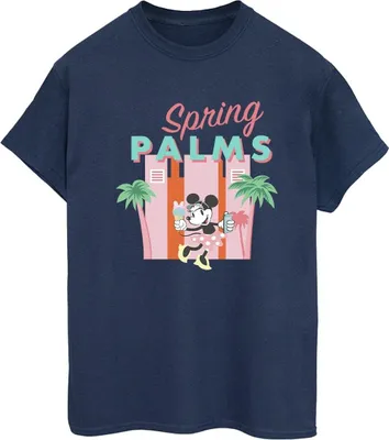 Produktbild von Disney - "Spring Palms" T-Shirt für Damen BI38450 (3XL) (Marineblau)