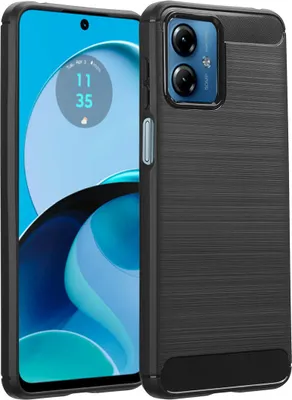 Obrázek produktu pro imoshion Kartáčovaný zadní kryt Motorola Moto G14 - černý