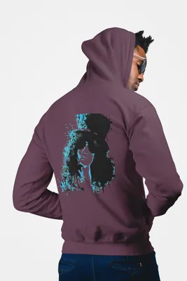 Produktbild von D&B Unisex Hoodie ZIPZN00008 Slash Braun-Größe XL