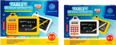 Zdjęcie produktu dla Tablet do nauki matematyki LCD + kalkulator AstraFun Astra