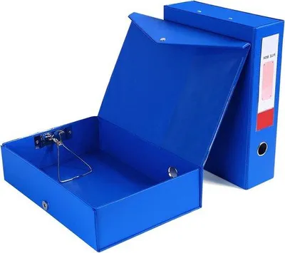 Produktbild von Famanu A4 Archivbox 88 mm Rückenlehne - Schwarz, 2 Stück