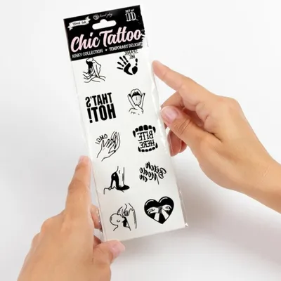 Immagine prodotto di Secret Play - Set di 10 tatuaggi temporaneiä ren Collezione Kinky