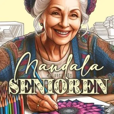 Zdjęcie produktu dla Mandale dla seniorów Kolorowanka dla dorosłych