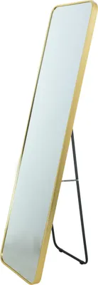Produktbild von Fragix Alux Standspiegel staand/hangend - Gold - Metallrahmen -150x40