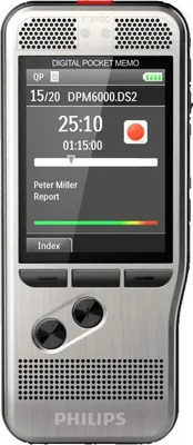 Image de Philips Pocket Memo DPM7200 - Enregistreur vocal - 200 mW (DPM7200/02)
