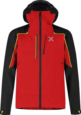 Produktbild von Montura Vertigo GTX Pro Jacket - Uni GORE-TEX Pro Hardshell, Farbe:1070F-ROSSO/GIALLO FLUO, Größe:XS