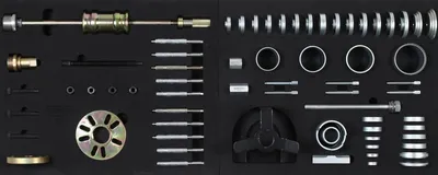 Produktbild von KS Tools  MODULO Systemeinlagen-Satz für Radlager, 76-tlg, 440.9076